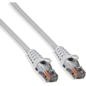 LOGICO 5ft Cat5e Cable Ethernet LAN Network RJ45 Patch Cord Internet White (50 Pack)