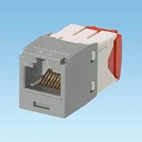 Panduit Mini-Com Cat5e Modular Jack, Gray, Box of 50 CJ5E88TGIG