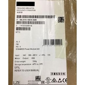 1pcs 6SL3210-1SE26-0UA0 New and Sealed in Box 6SL32101SE260UA0 1 Year Warranty and Fast