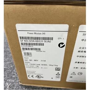 1pcs 6SL3224-0BE27-5UA0 New and Sealed in Box 6SL32240BE275UA0 1 Year Warranty and Fast