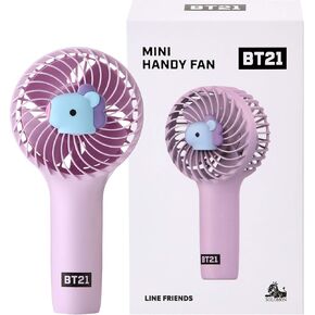 Mini Portable Fan MINI HANDY FAN 2020 New Version Handy Fan with Strap Fan Summer Cool 3 Levels Powerful USB Type Micro 5pin Cable LED Lamp Button Type Compact Lightweight (MANG)