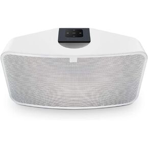 Bluesound Pulse 2i Wireless Multi-Room Smart Speaker with Bluetooth - White - Compatible with Alexa and Siri