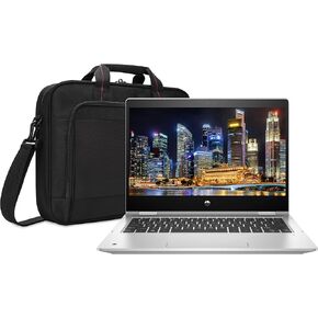 HP ProBook x360 435 G7 2-in-1 13.3in Touchscreen Laptop PC Bundle with Ryzen 5 4500U 6-Core, 16GB DDR4, 256GB M.2 NVMe SSD, 1920 x 1080 Display, Webcam, WiFi, Bluetooth, Win 10 Pro, and Laptop Bag