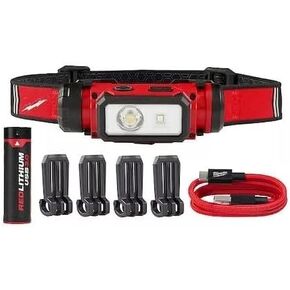 2163-21 لأداة Milwaukee مع مصابيح أمامية Redlithium USB HART HAT (600 شمعة)