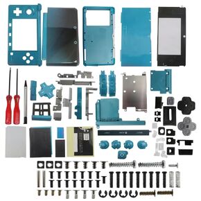 Upgraded Gaming Console Housing Shell Repair Parts Fit for Nintendo 3DS System w/Tools(Black) [video game]