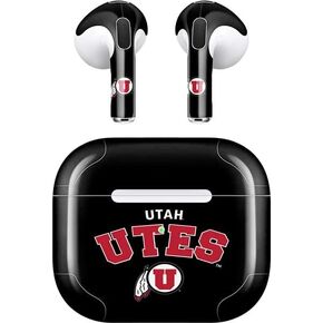 Skinit Decal Audio Skin Compatible with Apple AirPods (3rd Gen, 2021) - Officially Licensed Utah Utes Logo Design