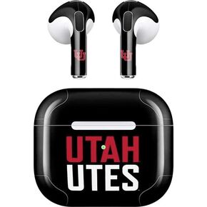 Skinit Decal Audio Skin Compatible with Apple AirPods (3rd Gen, 2021) - Officially Licensed University of Utah Interlocking U Design
