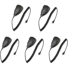5 Pack KMC-35 KMC-65 KMC-65M Standard Dynamic Mobile Radio Microphone (RJ45) Handheld Speaker Mic for NX700 NX800 TK8180 TK7180 TK7360 TK8160 Radio