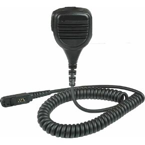 PMMN4071 PMMN4071A PMMN4076 PMMN4076A Windporting Remote Speaker Microphone with 3.5mm Audio Jack Compatible for XPR 3500 XPR 3500e XPR 3300e 3000 DP2000 DP2400 DP2600 MTP3250 Two Way Radio, Black