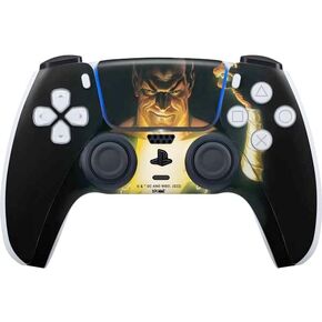 Skinit Decal Gaming Skin Compatible with PS5 Controller - Officially Licensed DC Comics Black Adam Classic Logo Design