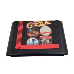 6-PAK 16 Bit MD Game Card For Sega Mega Drive For and for Original Console