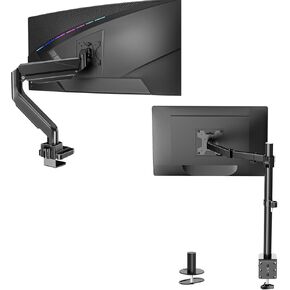 WALI Bundles-WALI Single Monitor Gas Spring Desk Mount+Single Monitor Mount