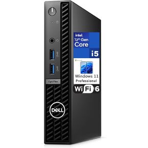 Dell OptiPlex 7000 7010 MFF 1.2L Micro Form Factor Business Desktop Computer, Intel Hexa-Core i5-12500T (Beat i7-11700T), 16GB DDR4 RAM, 512GB PCIe SSD, WiFi 6, Bluetooth, Windows 11 Pro (Renewed)