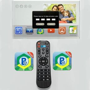 BRTV Brazil IP-TV Renew Activate Code One Year Brasil - Codigo para Aplicativo BRTV aparelhos T-I_G-R_E-_-1-2-3 e Todos aparelhos que usam o aplicativo BRTV