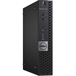 Dell Optiplex 7050 Micro Desktop Business PC, Intel Core i5-7500T 2.7GHz, 16GB DDR4, 256GB SSD, USB Type-C, Win10Pro (Renewed)