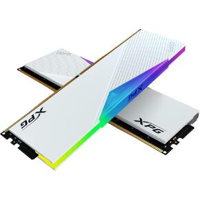 XPG Lancer RGB DDR5 6000MHz 32GB (2x16GB) CL40 UDIMM 288-Pins Desktop SDRAM DDR5 Dual Channel RAM Kit White Heatsink (AX5U6000C4016G-DCLARWH)