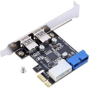 PCIetoUSB3.0 Extension Card Adapter with Anterior 19pin Interface