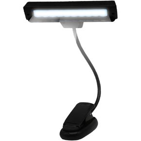 Milisten Creative USB Charging Clip Music Score Light Led Piano Lamp for Reading and Music Stand for Musicians and Book Portable and Practical Design