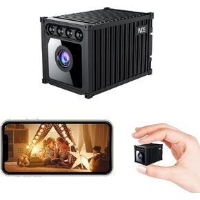 Mini Hidden Camera,1080P HD Spy Camera with Cloud Storage, Night Vision, AI Motion Detection