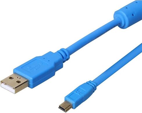 MR-J3USBCBL3M مناسبة لركب كابلات تصحيح الأخطاء تنزيل كابل الاتصالات (Gold Plated Blue 2 متر) in Saudi Arabia