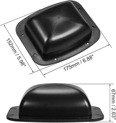 uxcell Recessed Speaker Handle Grasp Holder Replacement Speaker Cabinet Box Handles 2 Pcs in Saudi Arabia