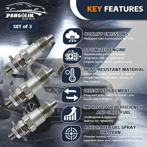 PANGOLIN 3974254 Fuel Injector 4PCS for Bobcat 743 643 645 225 231 with Kubota V1702 Engine Aftermarket Parts in Saudi Arabia
