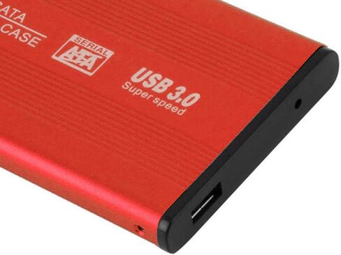 JMT 2.5 Inch USB3.0 SATA External Hard Drive Enclosure HDD Box SSD Housing Support for SATA 3Gbps/1.5Gbps HDD/SSD/Blu-ray/DVD/CD (Silver) in Kuwait