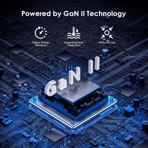 WAVLINK 118W GaN Charger, Ultra-Fast PD3.0 USB C Charger with GaN Ⅱ Tech, One-Port Wall Power Adapter for Laptops, iPhone, Android (with USB-C Cable), Portable for Anywhere You Travel in Saudi Arabia