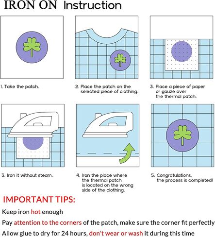 80pcs Random Assorted Styles Embroidered Patches, Bright Vivid Colors, Sew On/Iron On Patch Applique for Clothes, Dress, Hat, Jeans, DIY Accessories in Kuwait