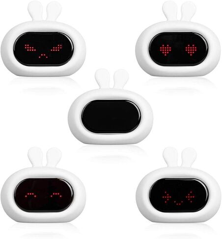 Lumipets Bear Night Light with Alarm Clock, Sleep Training and Sound Machine for Kids, Wake Up Sunrise, Heavy Sleepers Bedrooms, Children's Trainer, Aid, Radio, Ideal Gift, Dual Alarms, Simulation in Kuwait