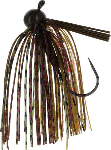 Reaction Tackle Football Jigs for Bass Fishing - Weedless Bait Design/Foot Ball Jig Head/Fishing Lures and Silicone Skirt - Also Pike, Walleye and Muskie and More (3-Pack) in Saudi Arabia