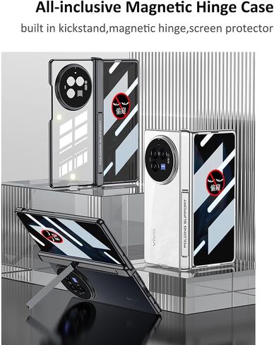 Zorsome for Vivo x Fold 3 Pro Clear Beathing ، طلاء فاخر شفاف شامل للجميع ، حامي شاشة الخصوصية ، حامي شاشة الخصوصية ، محامي شاشة الخصوصية (الشظية) (الشظية) in Saudi Arabia