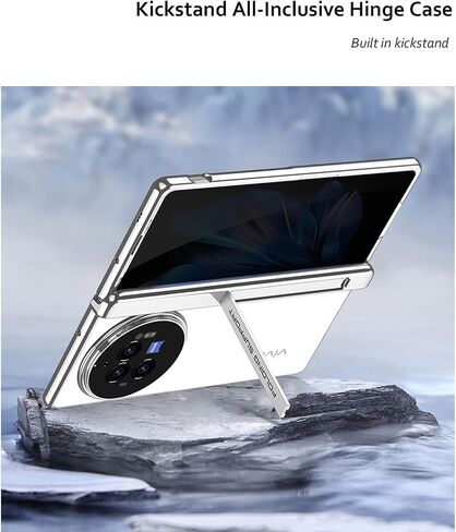 Zorsome for Vivo x Fold 3 Pro Clear Beathing ، طلاء فاخر شفاف شامل للجميع ، حامي شاشة الخصوصية ، حامي شاشة الخصوصية ، محامي شاشة الخصوصية (الشظية) (الشظية) in Saudi Arabia