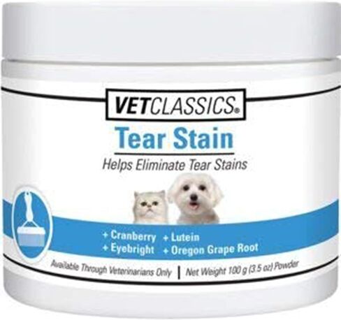 Vet Classics Tear Stain Supplements for Dogs, Cats – Helps to Prevent and Eliminate Tear Stains for Dog, Cat Breeds – Pet Supplement, Pet Immune Support – 65 Soft Chews in Saudi Arabia