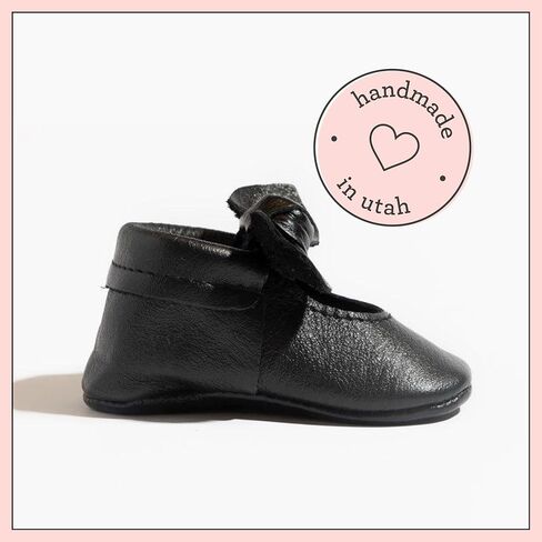 فريشلي بيكد حذاء بدون كعب بنعل ناعم من الجلد للبنات الصغيرات، مقاسات 1-5، الوان متعددة in Kuwait