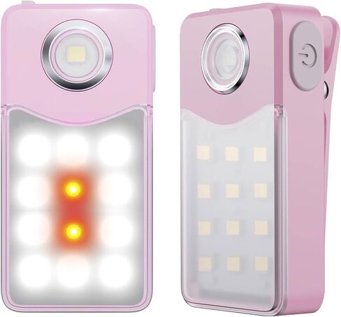 Clip On Running Light with 3 Modes, USB-C Rechargeable Running Lights for Runners, IPX7 Waterproof EDC Flashlight for Jogging, Cycling, Working, Dog Walking, Camping and Safety Warning in Kuwait
