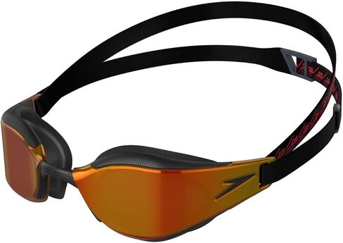 Speedo Fastskin Hyper Elite Mirror, Unisex Adult, One Size, Black Grey in Saudi Arabia