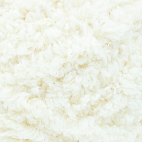Lion Brand Yarn Go for Fleece Sherpa Jumbo Yarn for Knitting, Crocheting, and Crafting, 3 Pack, Cream in Saudi Arabia