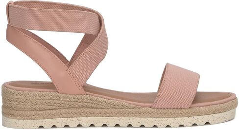 Lucky Brand Women's THIMBA Wedge Sandal, Black, 9.5 in Saudi Arabia