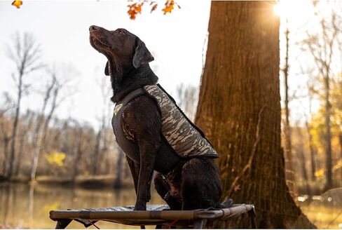 Momarsh Adjustable Dog Vest | Universal Neoprene Sporting Dog Vest for Waterfowl Hunting, & Water Training | Perfect Pet Vest Retains Heat in Cold & Wet Conditions, Optifade Marsh in Saudi Arabia