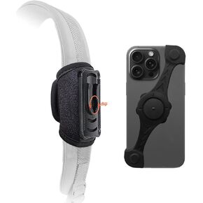 Detachable Cellphone Holder for Backpack Strap,Shoulder Strap Mounts for All Series of iPhone,Fit Hiking/Climbing