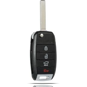 Flip Key Fob Replacement Fits for Kia Optima 2016-2020 Keyless Entry Remote Control SY5JFRGE04 95430-D4010 4 Button