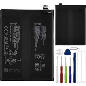 Replacement Battery BLPA33 Battery Compatible with OnePlus 12R CPH2609 CPH2585 with Tools