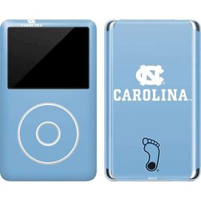 Skinit Decal MP3 Player Skin Compatible with iPod Classic (6th Gen) 80GB - Officially Licensed College UNC Carolina Logo Design