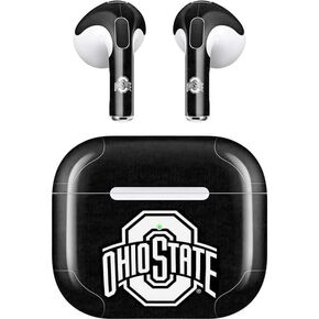 Skinit Decal Audio Skin Compatible with Apple AirPods (3rd Gen, 2021) - Officially Licensed OSU Ohio State Black Design