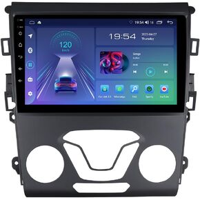 ASURE Car Stereo Radio with Wireless Carplay Android Auto for Ford Fusion 2013-2020 S Low-end Version Cars,4Core 2G+32G Android System GPS Navigation Unit,1280x800 HD Touchscreen Multimedia Player