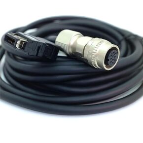 1Pcs M70 Motor Encoder Signal Feedback Line CNV2E-8P/9P-5m 3meters 8m 10m Cable with Straight Or Elbow(3meter,CNV2E-9P Elbow Plug)