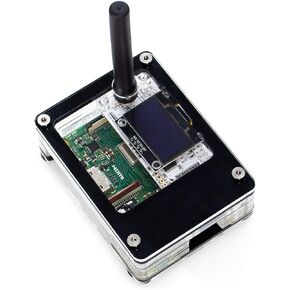 حالة ZRPIA-1AS لـ Raspberry Pi 3 A+ و Zumspot مع جليد أسود 1.3 ″ OLED