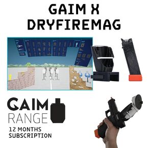 GAIM x DryFireMag | Glock Edition | Virtual Reality Shooting Simulator | 12 Month software subscription