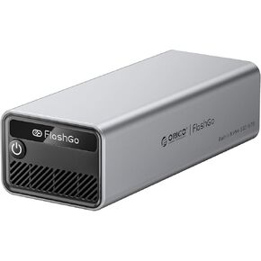 ORICO FlashGo 16TB External SSD Up to 3200MB/s, Thunderbolt 4 (40Gbps), USB-C (10Gbps) External Solid State Drive, Aluminum Alloy & Built-in Fan Design for Mac mini MacBook Video Eediting - FG04